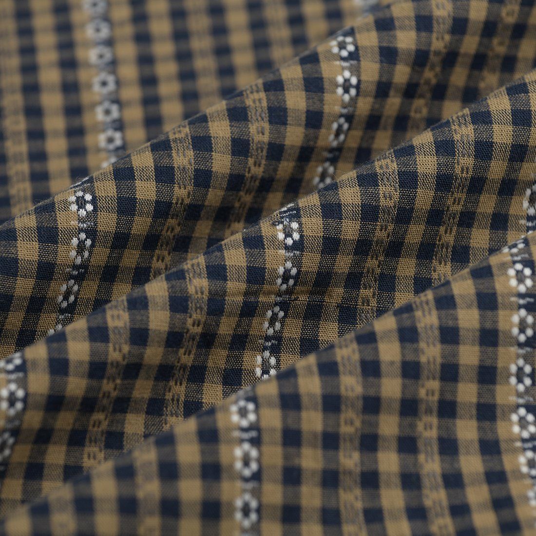 Long ruffle pants in vichy